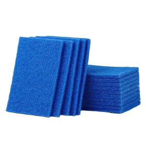 15*10*0.7cm Heavy Duty Scour Pads Sponge Dish Scrubber Non Scratch Reusable Household Scrub Pads for Kitchen Cleaning Tool