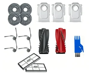 15 Pcs Replacement Accessories Kit Compatible with Roborock Qrevo CurvX P20 Ultra Vacuum Cleaner Accessories