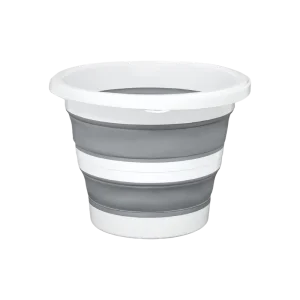 15L Heavy Duty Collapsible Eco Friendly PP Plastic Modern Utility Tub Reinforced Bucket Water Storage Animal Care Industrial Use