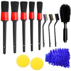 15Pcs Super Soft PP Detailing Brush Profession Cleaning Tool Wash Brushes Cleaning Adjustable Cleaning Tools