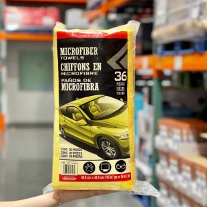 16*16in 36 Pack Auto Detailing Towel Interior Cloth Garage Paint Safe Polishing Waxing Edgeless Microfiber Car Cleaning Cloth