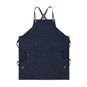 16 Gusi Reusable Durable Sleeveless Apron Custom Logo Multi Pocket for Restaurant Gardening Repair Coffee Shop Carpenter Use