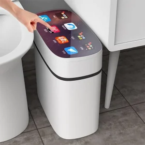 16L Plastic Trash Can New Electric Intelligent Automatic Sensor Touchless Smart Trash Bin Factory Standing
