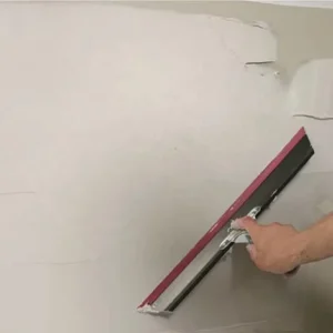 18 25 36cm Soft Rubber Metal Handle DIY Trowel Squeegee with Notched Design for Self leveling Epoxy and Waterproofing Membranes