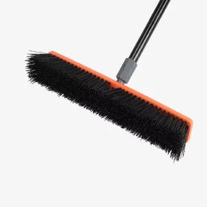 18″ Long Handle Stainless Steel Plastic Broom