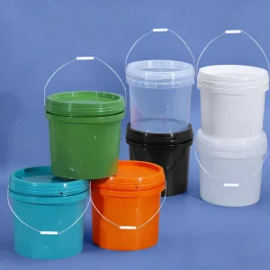 1L 30L Airtight Plastic Bucket with Handle and Lid for Multi purpose Paint Water Garage Tool Organization and Storage