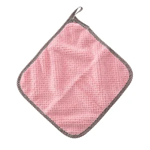 1PCS Kitchen Daily Dish Towel Dish Cloth Kitchen Towels Rag Non Stick Oil Thickened Table Cleaning Cloth Absorbent Scouring Pad