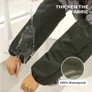 1Pair Winter Adult Oilproof Waterproof Oversleeve Anti-dirty Arm Sleeves Protector Office Housework Kitchen Cleaning Accessories