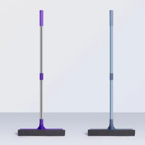 2 1 Double Sided Eco Friendly Window Squeegee Retractable Long Handle Sponge Scrubber Customized Color for High Window Cleaning