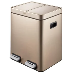 2 Compartment Large Trash Waste Bin Large Trash Waste Bin Classified Recycle Trash Can