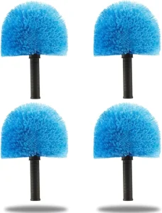 2 Pack Heavy Duty Spider Web Duster Head Fork Shaped Bristles Dense & Fluffy for Ceiling Fan Cobweb Corner Cleaning