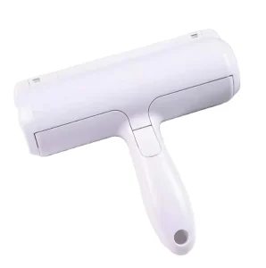 2 Way Pet Hair Removal Roller & Self Cleaning Lint Epilator Dog Cleaning Brush for Furniture Made of Durable Plastic