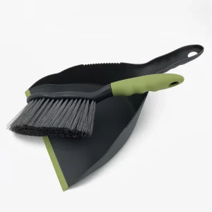 2 in 1 Compact Handheld Desk Broom Dustpan Set Soft Bristles Mini Dustpan Brush for Office Cleaning in Small Spaces