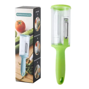 2-in-1 Fruit Knife and Vegetable Peeler with Storage Box