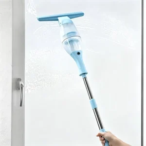 2 in 1 Handheld Wireless Vacuum Cleaner & Electric Window Cleaner Household Glass Washing Squeegee for Window Cleaning