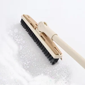 2-in-1 Long-Handle Floor Squeegee and Window Wiper