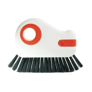 2-in-1 Manual Plastic Window Cleaning Tool with Detachable Groove and Sill Crevice Brushes No Dead Spots Left