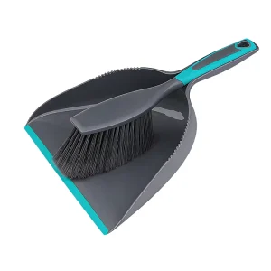 2 in 1 Modern Eco Friendly Compact Handheld Desk Broom Dustpan Set Soft Bristles Portable Office Cleaning for Small