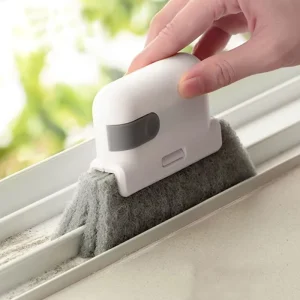 2 in 1 Multi Functional Window Cleaning Brush Detachable Glass Door Gap Slot Corner Scrubber for Home Use