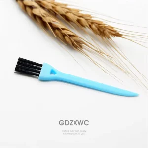 2 in 1 Pointy Ended 84 mm Long Blue Mini Cleaning Brush Smart Design Brush Scraper 11 Colors