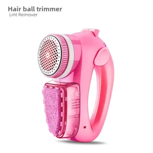 2 in 1 Rechargeable Plastic Lint & Sweater Shaver Removes Fuzz and Pilling From Fabrics