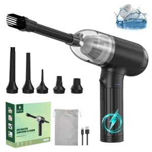 2 in 1 Vacuum Cleaner and Air Duster, Rechargeable, Electric Car Cleaning Product