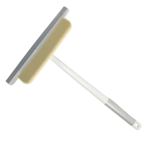 2 in 1 Window Scraper Squeegee with Sponge and Silicone Eco Friendly 37.5x27cm Window Cleaning Tool