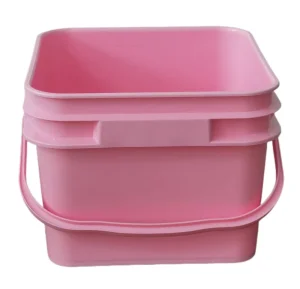 2.1gallon Stackable Square Plastic Bucket Food Grade Material with Tight Fitting Lid