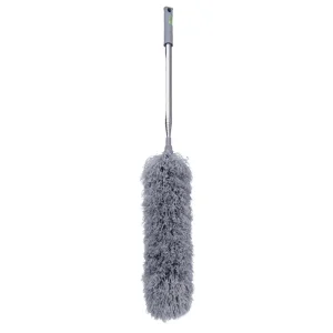 2.5m Telescopic Microfiber Feather Duster with Stainless Steel Handle Extendable for Car & House Ceiling Fan Cleaner