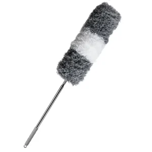 2.8M Microfiber Feather Duster with Extendable Pole Cleaning Tool Stainless Steel Telescoping Cobweb Duster