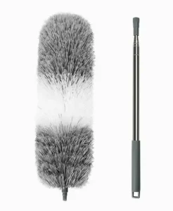 2.8m Telescopic Pole High Ceiling Fan Dust Cleaning Chenille Blinds Cleaning Cobweb Microfiber Duster