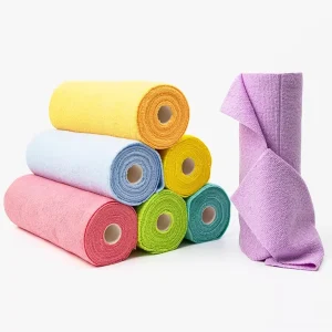 20-Pack 10” Tear-Away Microfiber Cleaning Cloth Thick Dish Cloths Detailing Towel Washable Reusable Microfiber Cloths