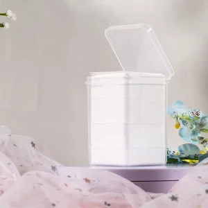 200 Pcs Lint free Wipe 100% Cotton Custom Logo Disposable Nail Polish Eyelash Glue UV Gel Makeup Remover Double end Nail Nail
