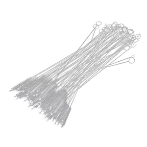 200mm Stainless Steel Straw Cleaning Brush for Bamboo Silicone Straw