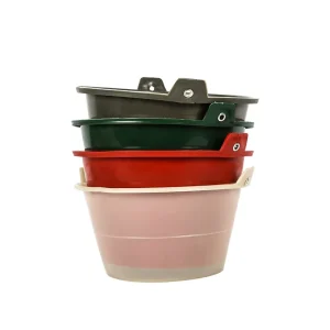 20L Reinforced Thickened Plastic Construction Bucket Heavy Duty Mortar Mud Ash Bucket for Building Decoration Work