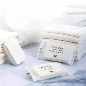 20Pcs Bag FREE SAMPLE Disposable Hotel Restaurant Tablet Bath Cotton Towel Travel Wipes Compressed Face Cloth