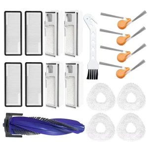 20Pcs Replacement Parts for Narwal Freo X Ultra Accessories Robot Vacuum Cleaner Spare Parts Main Brush Hepa Filter Mop Pad