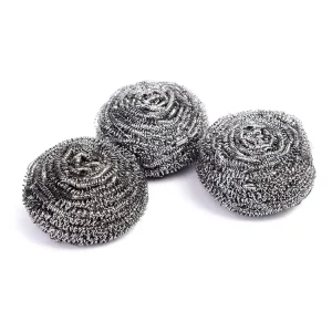 20g 3pack Stainless Steel Scrubber Scouring Wire Ball for Kitchen Dishwashing Sinks Cleaning