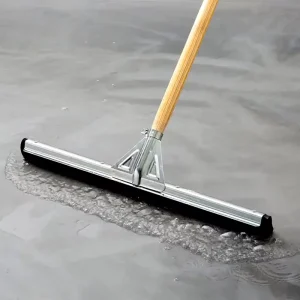 22″/55cm Heavy Duty Stainless Steel Floor Squeegee with EVA Foam Blades for Commercial Cleaning