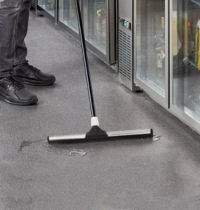 22 Inch Uneven Surface Floor Squeegee with Rubber Blade Floor Scrubber and Broom Cleaning Supplies for Tiles