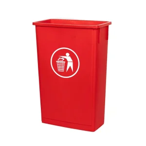 23 Gallon Trash Can 90L Plastic Garbage Dustbin ESD Waste Bin Pull Out for Kitchen