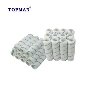 24 Piece Microfiber 9 Inch Paint Roller Cover Industrial DIY Roller Sleeve Paint Brush Lint Free