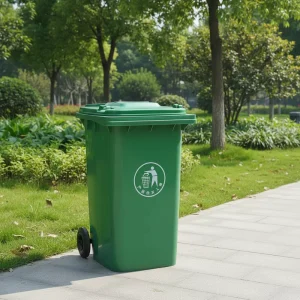 240 Litre Waste Bin Tag Plastic Garbage Can Trash Wheelie Dust Recycling Bins Outdoor Bins Trash
