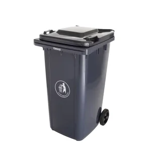 240 ltr Public Square Rectangle Outdoor Plastic Dustbin Waste Trash Can Bin