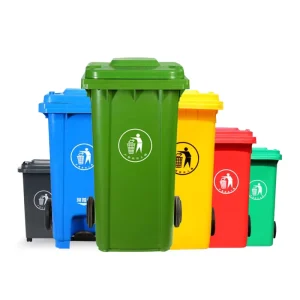 240L Classified Plastic Rubbish Trash Bin