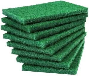 24PCS Scouring Pad Premium Heavy Duty Scrub Pads Reusable Household Green Dish Scrubber for Kitchen Scrubber