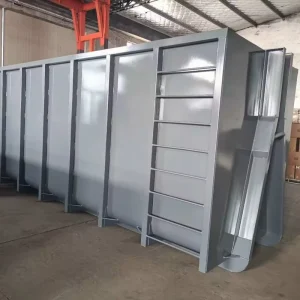 25 Yard Industrial Waste Recycling Skip Bins Steel Roll Off Dumpster for Construction Works