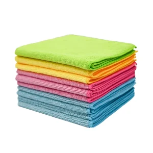 250-300gsm Quick-Dry Microfiber Car Cleaning Cloth Super Absorbent for Kitchen and Car Square Shape 32*32cm 40*40cm