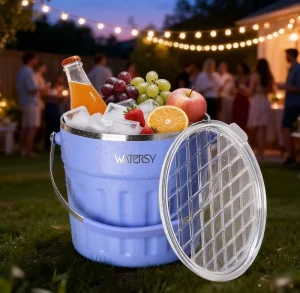 260oz Custom Double Wall Stainless Steel Wine & Beer Cooler Food-Grade Durable Ice Buckets for Parties