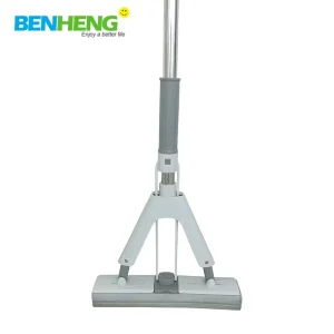 27cm Premium Quality China Factory Sponge Mops with Long Handles Magic Cleaning Floor Quick Absorption